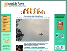 Tablet Screenshot of jornaldaserra.com.br